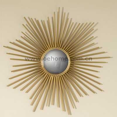 8340 High quality starburst metal mirror, salon mirror